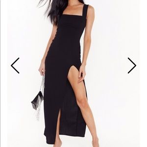 Black nasty gal dress size 6